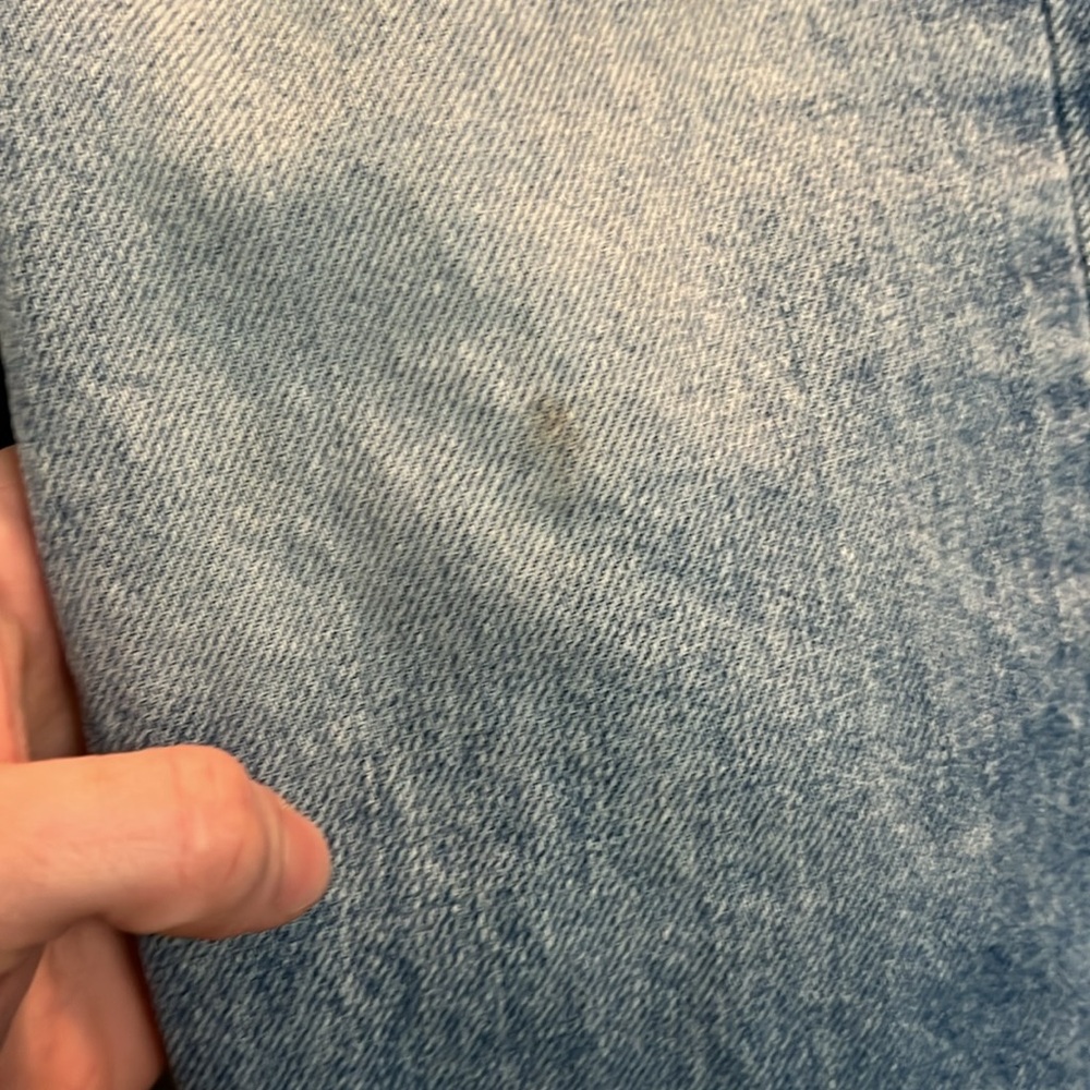 MOUSSY women's colemont straight jeans in light blue - Picture 3 of 4